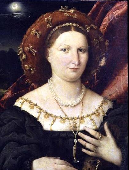 Lorenzo Lotto Portrait of Lucina Brembati oil painting picture